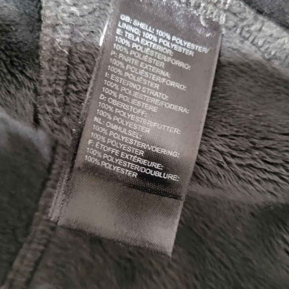 The North Face Men's Apex Jacket Mens M Softshell Faux‎ Fur Lined Gray Black